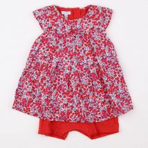 Robe rouge, bleu - Absorba - Bleu - fille & 12 mois - Seconde main