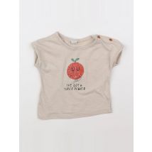Tee-shirt marron, rouge - Cotton Fish - Marron - fille & 12 mois - Seconde main