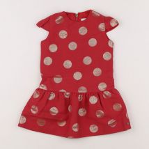 Robe rouge, or - Tartine & Chocolat - Or - fille & 3 ans - Seconde main