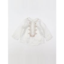 Blouse blanc, beige - Nanos baby - Beige - fille & 18 mois - Seconde main
