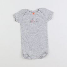 Body gris - Petit Bateau - Gris - fille & 6 mois - Seconde main