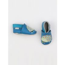 Chaussons bleu - Lait et Miel - Bleu - garçon & pointure 17 - Seconde main