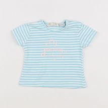 Tee-shirt bleu - Zara - Bleu - garçon & 3/6 mois - Seconde main