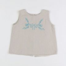 Blouse gris - Bonnet à Pompon - Gris - fille & 18 mois - Seconde main