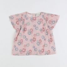Blouse rose - Bonnet à Pompon - Rose - fille & 18 mois - Seconde main