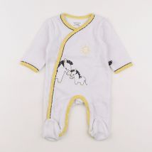 Pyjama velours blanc - Sauthon - Blanc - mixte & 3 mois - Seconde main