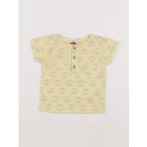 Tee-shirt jaune, gris - La queue du chat - Gris - garçon & 3 mois - Seconde main