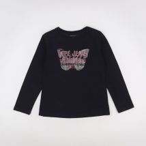 Tee-shirt noir, rose - Pepe Jeans - Noir - fille & 4 ans - Seconde main