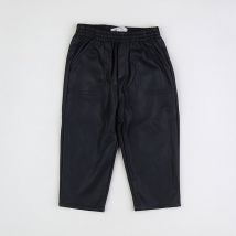 Pantalon simili noir - Zara - Noir - fille & 18 mois à 2 ans - Seconde main