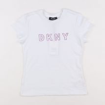 Tee-shirt blanc (état neuf) - Dkny - Blanc - fille & 8 ans - Neuf