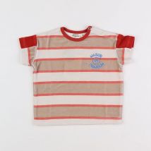 Tee-shirt éponge marron, rouge (neuf) - Maison Tadaboum - Marron - mixte & 6 mois - Neuf