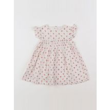 Robe blanc, rose - Cadet Rousselle - Blanc - fille & 12 mois - Seconde main