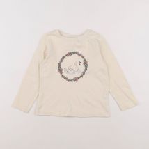 Tee-shirt beige - Eden & Victor - Beige - fille & 4 ans - Seconde main