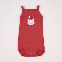 Body rose - Petit Bateau - Rose - fille & 3 mois - Seconde main