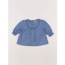 Blouse bleu - Bonnet à Pompon - Bleu - fille & 12 mois - Seconde main