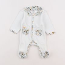 Pyjama velours blanc - Sauthon - Blanc - garçon & 1 mois - Seconde main