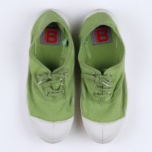 Tennis à lacets vert POMME - Bensimon - Vert - mixte & pointure 34 - Neuf