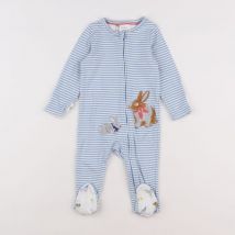Pyjama coton bleu, blanc - Baby Boden - Blanc - mixte & 6/9 mois - Seconde main
