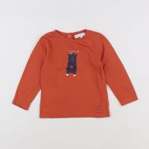 Tee-shirt marron - Cadet Rousselle - Marron - fille & 18 mois - Seconde main