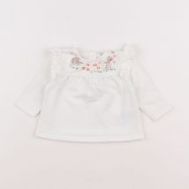 Tee-shirt blanc - Next - Blanc - fille & 3 mois - Seconde main