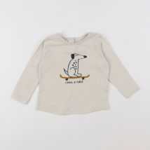Tee-shirt beige - La Redoute - Beige - garçon & 12 mois - Seconde main