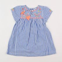 Robe bleu, blanc - Bonheur du jour - Blanc - fille & 12 mois - Seconde main