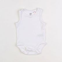 Body blanc - H&M - Blanc - mixte & 3 mois - Seconde main
