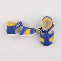 Sandales bleu, jaune - Geox - Bleu - garçon & pointure 18 - Neuf