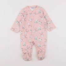 Pyjama coton rose - Noukie's - Rose - fille & 1 mois - Seconde main