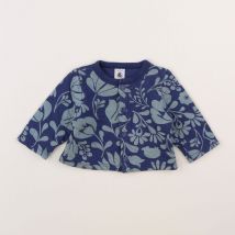 Sweat bleu - Petit Bateau - Bleu - fille & 6 mois - Seconde main