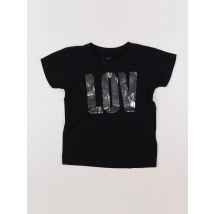 Tee-shirt noir, argent - Little Eleven Paris - Argent - fille & 8 ans - Seconde main