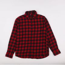 Chemise rouge, bleu - Uniqlo - Bleu - garçon & 11/12 ans - Seconde main