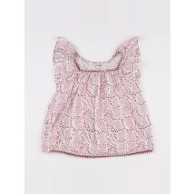 Blouse blanc, rouge - Sunchild - Blanc - fille & 8 ans - Seconde main