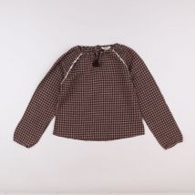 Blouse beige, rouge - Louise Misha - Beige - fille & 10 ans - Seconde main