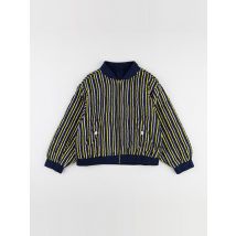 Veste bomber réversible jaune, bleu, rose - Holi & Love - Bleu - fille & 8/9 ans - Neuf