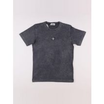 Tee-shirt gris - Stone Island - Gris - garçon & 12 ans - Seconde main