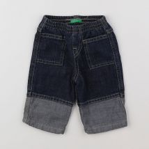 Jean doublé gris - Benetton - Gris - garçon & 3 mois - Seconde main