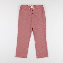 Pantalon rayé blanc, rouge - Frangin Frangine - Blanc - garçon & 10 ans - Neuf