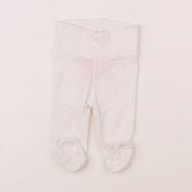 Pantalon blanc, rose - H&M - Blanc - fille & 1/3 mois - Seconde main