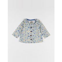Blouse fleurs vertes - Frangin Frangine - Multicolore - fille & 3 mois - Neuf
