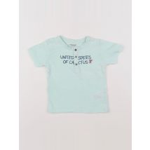 Tee-shirt bleu - Vertbaudet - Bleu - garçon & 12 mois - Seconde main