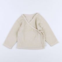 Gilet éponge beige - Poudre Organic - Beige - mixte & 18 mois - Neuf