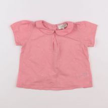 Blouse rose - Bonnet à Pompon - Rose - fille & 2 ans - Seconde main