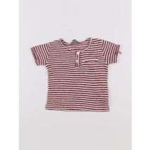 Tee-shirt rouge, blanc - Emile et Ida - Blanc - garçon & 6 mois - Seconde main