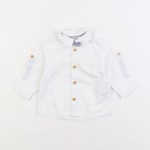 Chemise blanc - Vertbaudet - Blanc - garçon & 6 mois - Seconde main