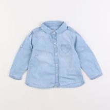 Chemise bleu - Vertbaudet - Bleu - fille & 2 ans - Seconde main
