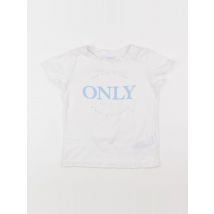 Tee-shirt blanc - Kids Only - Blanc - fille & 5 ans - Seconde main
