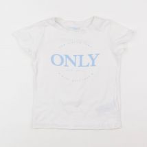 Tee-shirt blanc - Kids Only - Blanc - fille & 5 ans - Seconde main