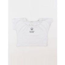 Tee-shirt blanc - Little Cigogne - Blanc - fille & 9 mois - Seconde main