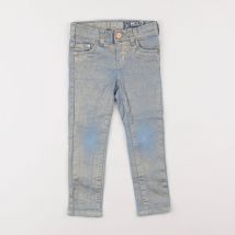 Jean gris, argent - Molo - Argent - fille & 3 ans - Seconde main